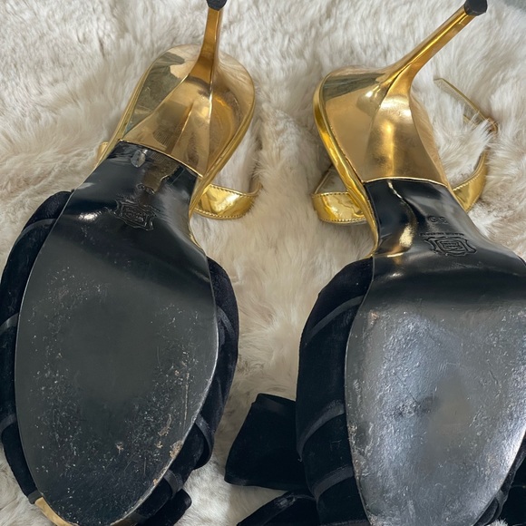 Bruno Frisoni Womens Black Velvet
Bow Slingback Sandals Size 39 Great condition - Picture 5 of 9
